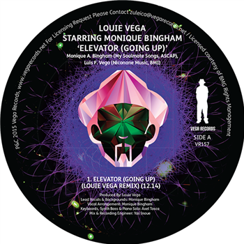 LOUIE VEGA STARRING MONIQUE BINGHAM - ELEVATOR (GOING UP) - VEGA RECORDS