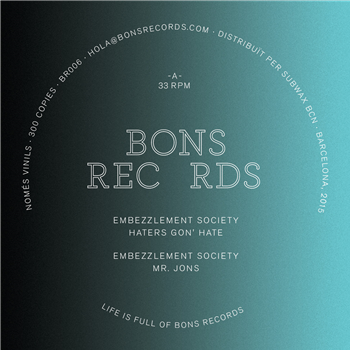 Embezzlement Society - Unfamiliar Dwellings EP - Bons Records