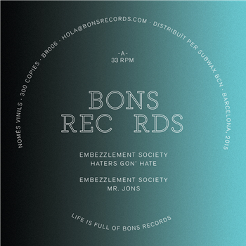 Embezzlement Society - Unfamiliar Dwellings EP - Bons Records Embezzlement Society - Unfamiliar Dwellings EP - Bons Records