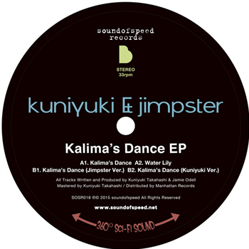 KUNIYUKI & JIMPSTER - KALIMAS DANCE EP - SOUND OF SPEED JAPAN