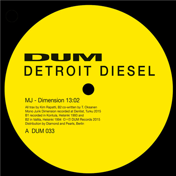 Detroit Diesel - Dimension *Reissue - DUM Records Detroit Diesel - Dimension *Reissue - DUM Records