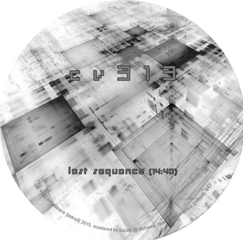 cv313 - Lost Sequence (Clear Vinyl) - Echospace [Detroit]