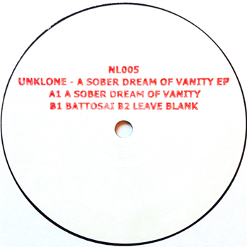 Unklone - A Sober Dream Of Vanity EP - No Logo