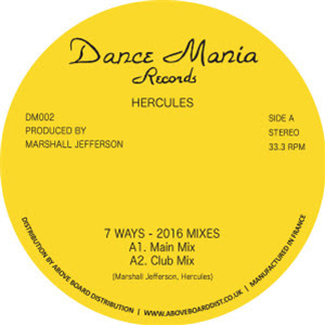HERCULES (MARSHALL JEFFERSON) - 7 WAYS - 2016 MIXES - Dance Mania