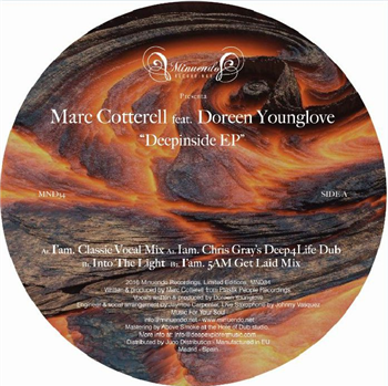 Marc COTTERELL feat DOREEN YOUNGLOVE - Deepinside EP - Minuendo Marc COTTERELL feat DOREEN YOUNGLOVE - Deepinside EP - Minuendo