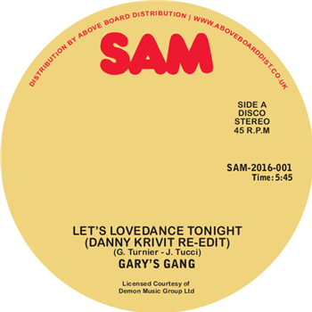 GARYS GANG - LETS LOVEDANCE TONIGHT - DANNY KRIVIT RE-EDIT - SAM RECORDS