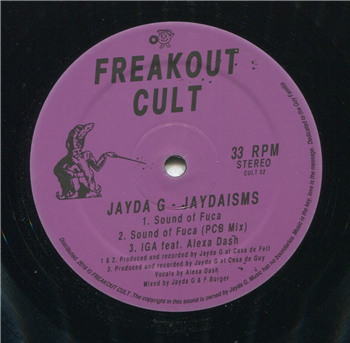 JAYDA G - Jaydaisms - Freakout Cult