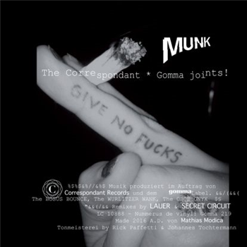 Munk - The Correspondant Gomma Joints - Gomma