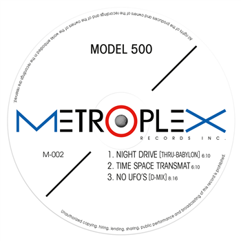 MODEL 500 - NIGHT DRIVE (Thru-Babylon) (Remastered Edition) - Metroplex