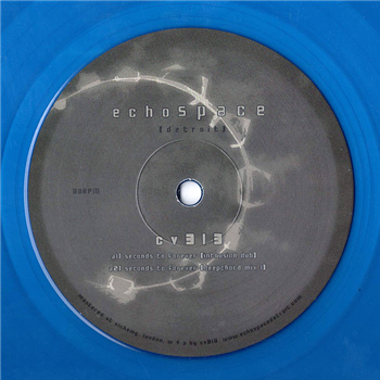 cv313 - seconds to forever [reshapes] MIDNIGHT BLUE 150 GRAM TRANSPARENT VINYL - Echospace