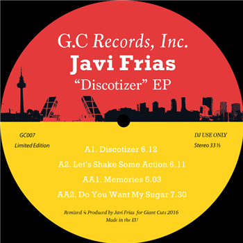 Javi Frias - Discotizer EP - GIANT CUTS