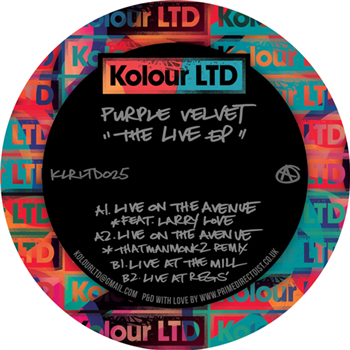 Purple Velvet - The LIVE EP - Kolour LTD