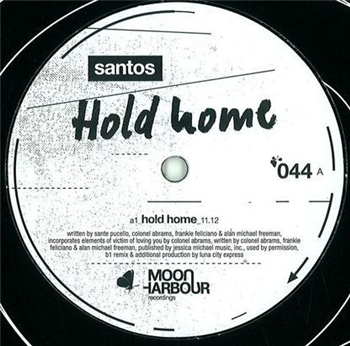 Santos - Hold Home - Moon Harbour Santos - Hold Home - Moon Harbour
