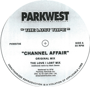THE LOST TAPE EP - Va - Parkwest THE LOST TAPE EP - Va - Parkwest