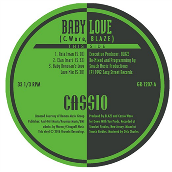 Cassio - Baby Love - Street Style / Groovin Recordings