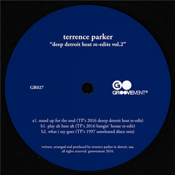 Terrence Parker - Deep Detroit Heat Re-Edits vol.2 - Groovement