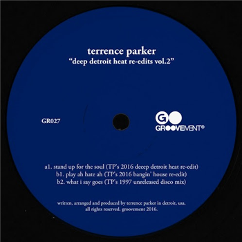 Terrence Parker - Deep Detroit Heat Re-Edits vol.2 - Groovement Terrence Parker - Deep Detroit Heat Re-Edits vol.2 - Groovement