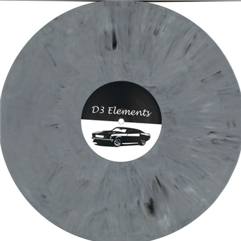 Brian HARDEN - Chicago To Detroit (Remixes Part 1) (140 gram black & white marbled vinyl 12") - D3 Elements