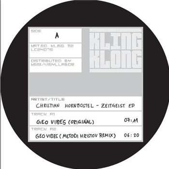 Christian Hornbostel - Zeitgeist - Kling Klong Christian Hornbostel - Zeitgeist - Kling Klong