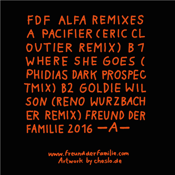 Freund der Familie - Alfa Remixes #3 - Freund Der Familie Freund der Familie - Alfa Remixes #3 - Freund Der Familie