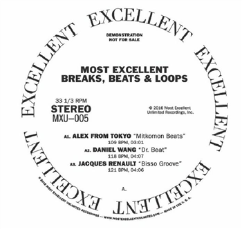 Most Excellent Breaks Beats & Loops Vol 1 - Va - Most Excellent Unltd