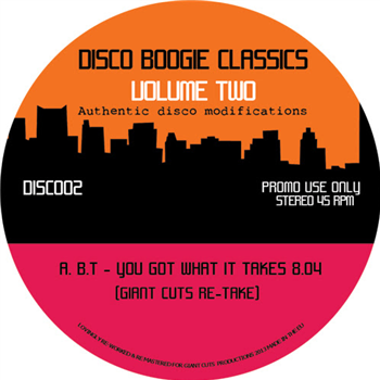 Disco Boogie Classics Vol 2 - Va - GIANT CUTS