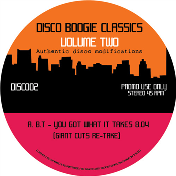 Disco Boogie Classics Vol 2 - Va - GIANT CUTS Disco Boogie Classics Vol 2 - Va - GIANT CUTS