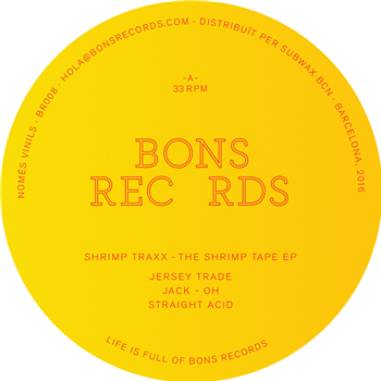 Shrimp Traxx - The Shrimp Tape EP - Bons Records Shrimp Traxx - The Shrimp Tape EP - Bons Records