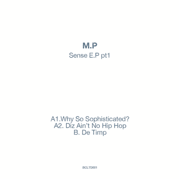 M.P – Sense EP Pt.1 - Bass Culture Records