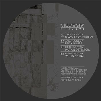 Jake Conlon / Hoth System - Dubtek Vinyl 003 - Dubtek Vinyl