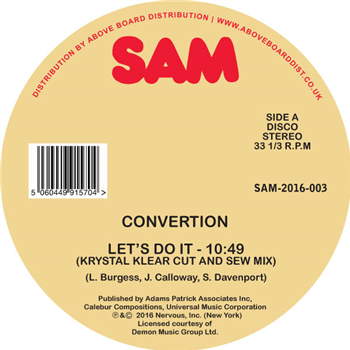 CONVERTION - LETS DO IT (KRYSTAL KLEAR) - SAM RECORDS
