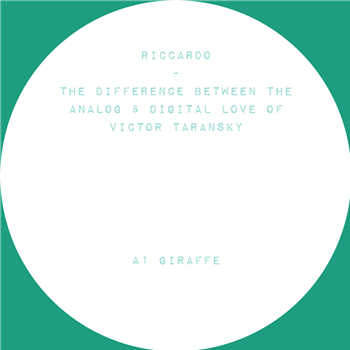 Riccardo - The Difference Between The Analog & Digital Love of Victor Taransky (2 x 12") - Metropolita Riccardo - The Difference Between The Analog & Digital Love of Victor Taransky (2 x 12") - Metropolita