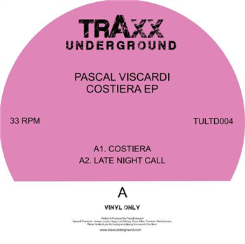 Pascal Viscardi - Costiera EP - TRAXX UNDERGROUND