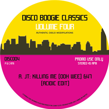 Disco Boogie Classics - Vol 4 - GIANT CUTS