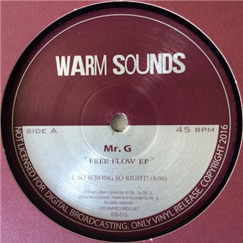 Mr. G - Free Flow EP - Warm sounds