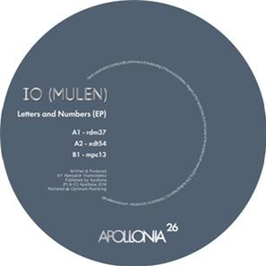 iO (mulen) – Letters & Numbers EP - APOLLONIA MUSIC
