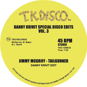 PETER BROWN / JIMMY MCGRIFF - DANNY KRIVIT SPECIAL DISCO EDITS VOL. 3 - TK Disco