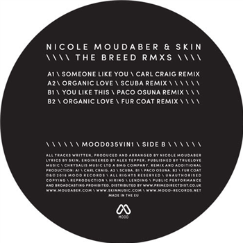 Nicole Moudaber & Skin - The Breed Remixes - Mood Records