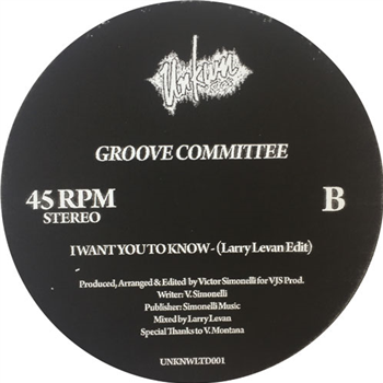 Groove Committee - Unknown LTD Groove Committee - Unknown LTD