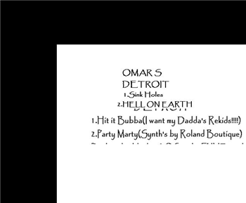 Omar-S - i696 - FXHE Records Omar-S - i696 - FXHE Records
