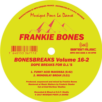 FRANKIE BONES - BONESBREAKS VOLUME 16-2 - MUSIQUE POUR LA DANSE