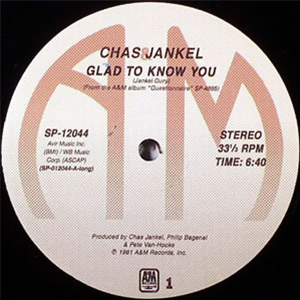 CHAS JANKEL - A&M Records
