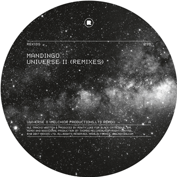 MANDINGO - UNIVERSE II (LARRY HEARD / THOMAS MELCHIOR REMIXES) - Rekids