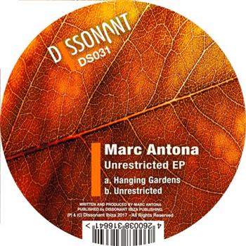 Marc Antona - Unrestricted EP - Dissonant	