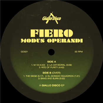 FIERO - MODUS OPERANDI EP - Giallo Disco