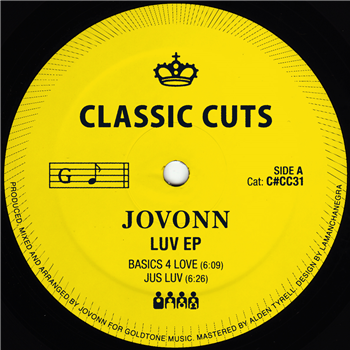 Jovonn - Luv EP - Clone Classic Cuts