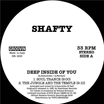 Shafty - Deep Inside Of You - Groovin Recordings