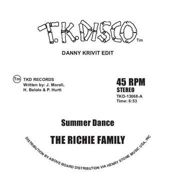 THE RICHIE FAMILY / WILD HONEY - TK Disco