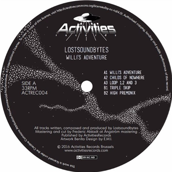 LOST SOUND BYTES - WILLIS ADVENTURE 12" - Activities Records