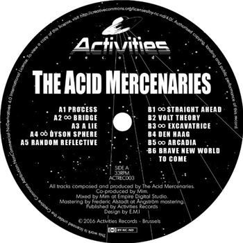 THE ACID MERCERNARIES - BRAVE NEW WORLD TO COME - Activities Records